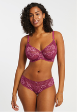 Load image into Gallery viewer, Signature Lace Brazilian in Cranberry/Rose