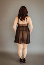 Load image into Gallery viewer, Rose Embroidered Babydoll