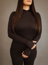 Load image into Gallery viewer, Black Luxury Rib Hoodie