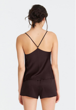 Load image into Gallery viewer, Darling Black Cami & Tap Short