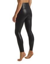 Load image into Gallery viewer, Faux Leather Pocket Legging (Black)