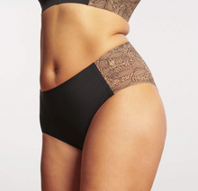 Load image into Gallery viewer, High-Waisted Retro Bikini (Digital Lace)