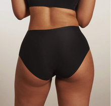 Load image into Gallery viewer, High-Waisted Retro Bikini (Black Onyx)