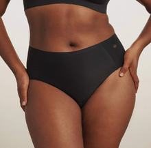 Load image into Gallery viewer, High-Waisted Retro Bikini (Black Onyx)