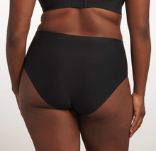 Load image into Gallery viewer, High-Waisted Retro Bikini (Black Onyx)