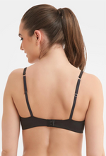 Load image into Gallery viewer, Pure Demi Cup T-Shirt Bra (Black)