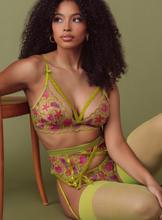 Load image into Gallery viewer, Embroidered Longline Bralette