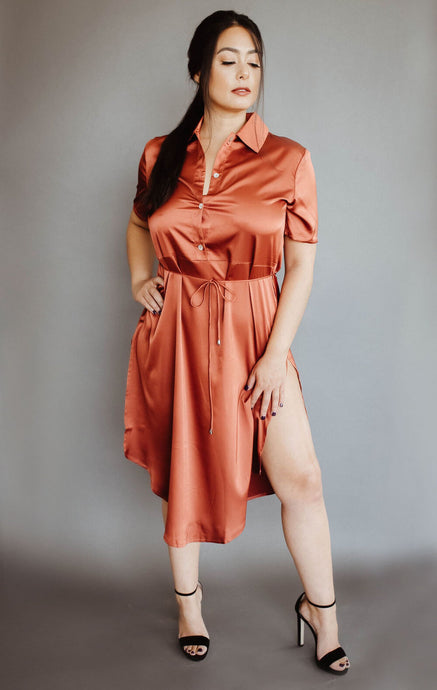 Button-Up Shirt Dress