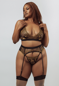 Lioness Embroidered Bralette