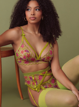 Load image into Gallery viewer, Embroidered Longline Bralette
