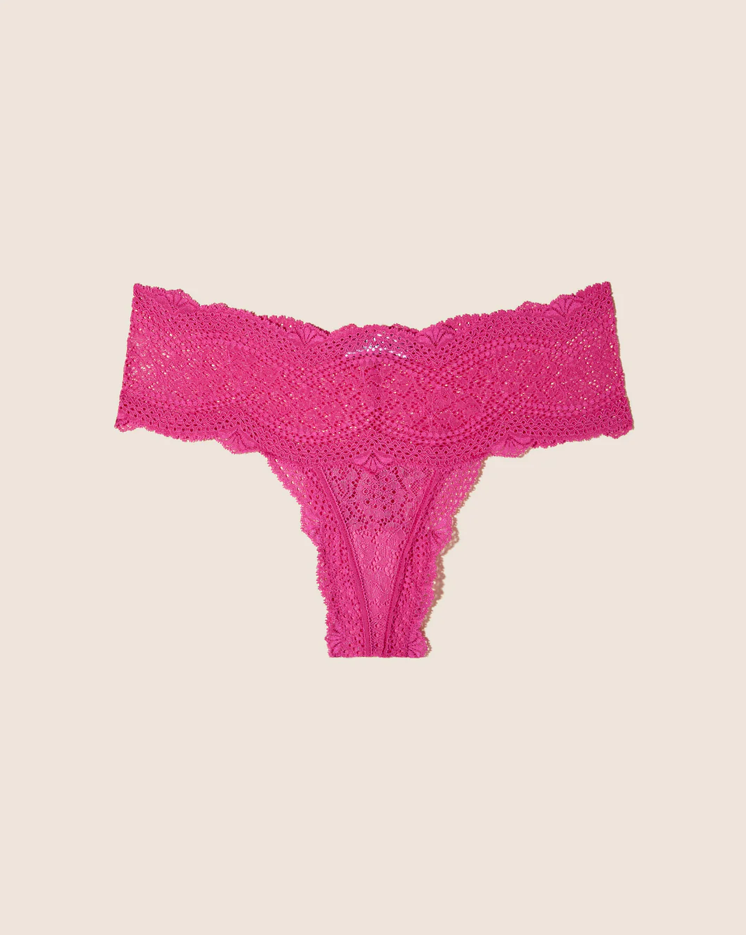 Forte Comfie Thong in Lipstick Pink